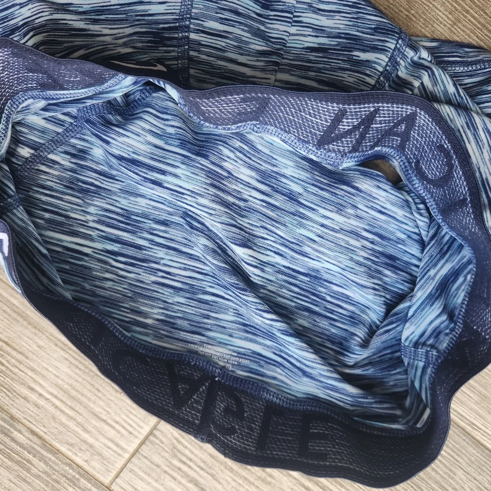 Men's AMERICAN EAGLE Blue Space Dye FLEX Boxer Briefs Medium